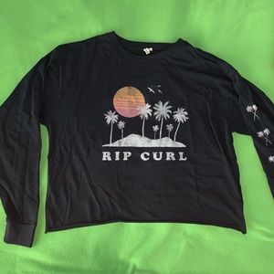 NWOT Rip Curl LS Crop Tee